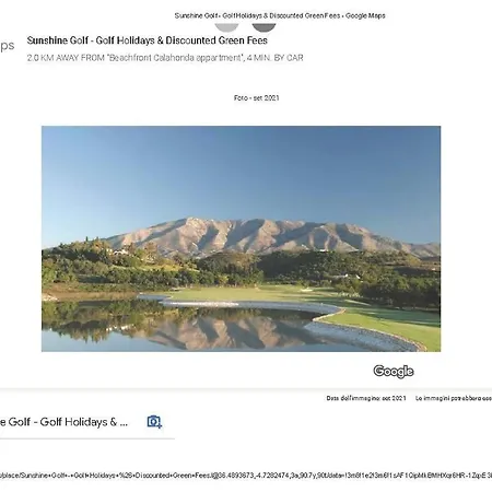 Beachfront Calahonda شقة